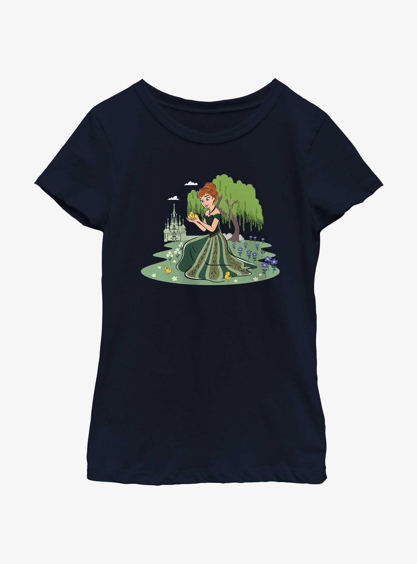 Disney Frozen Anna With Ducks Youth Girls T-Shirt, , hi-res