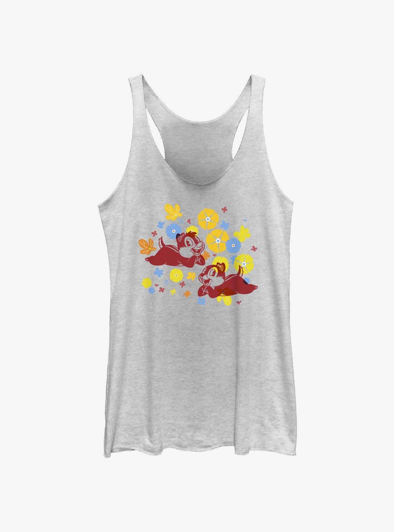 Disney Mickey Mouse Twice The Fun Womens Tank, WHITE HTR, hi-res