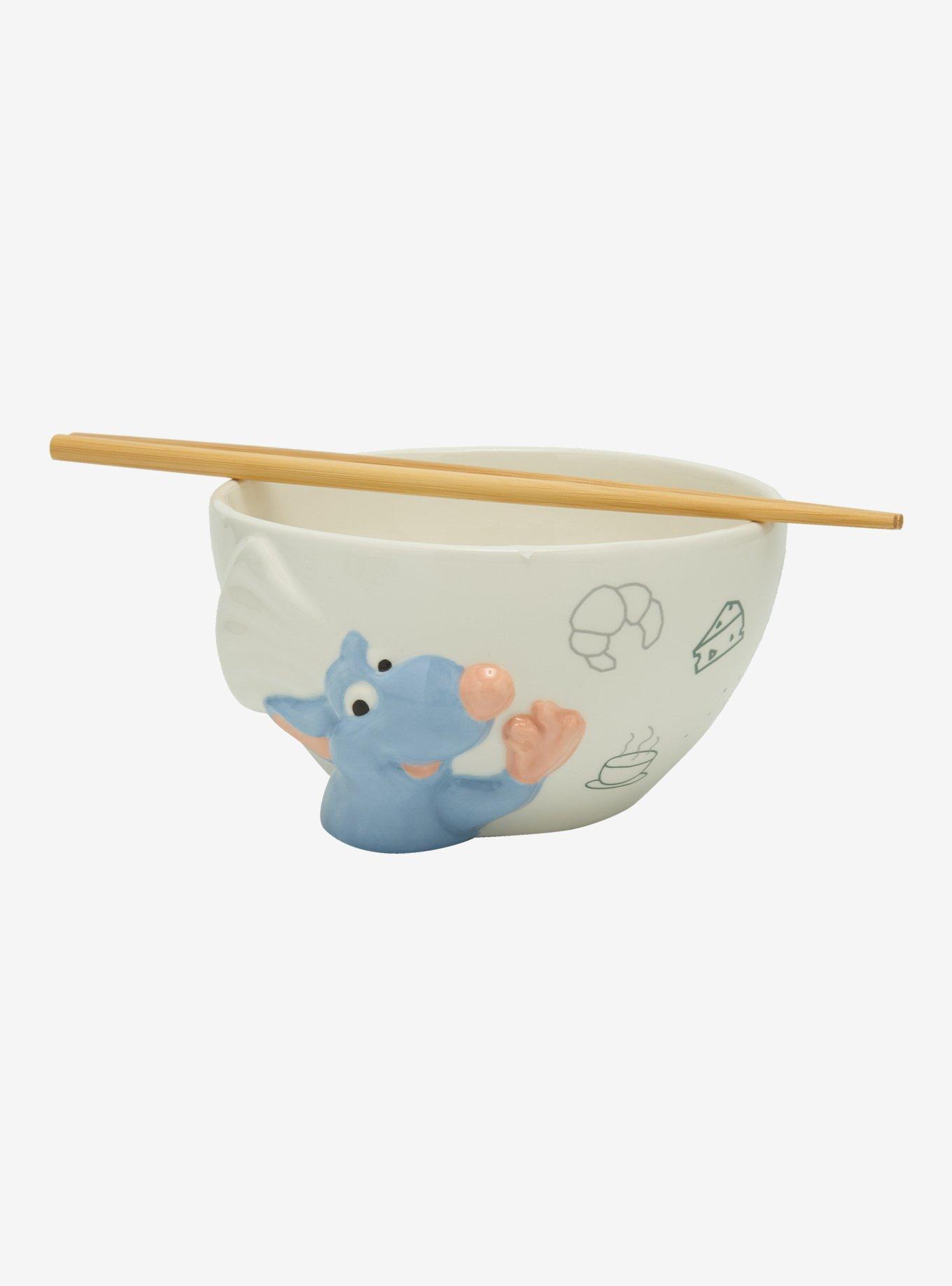 Disney Pixar Ratatouille Remy Molded Ramen Bowl with Chopsticks - BoxLunch Exclusive, , hi-res