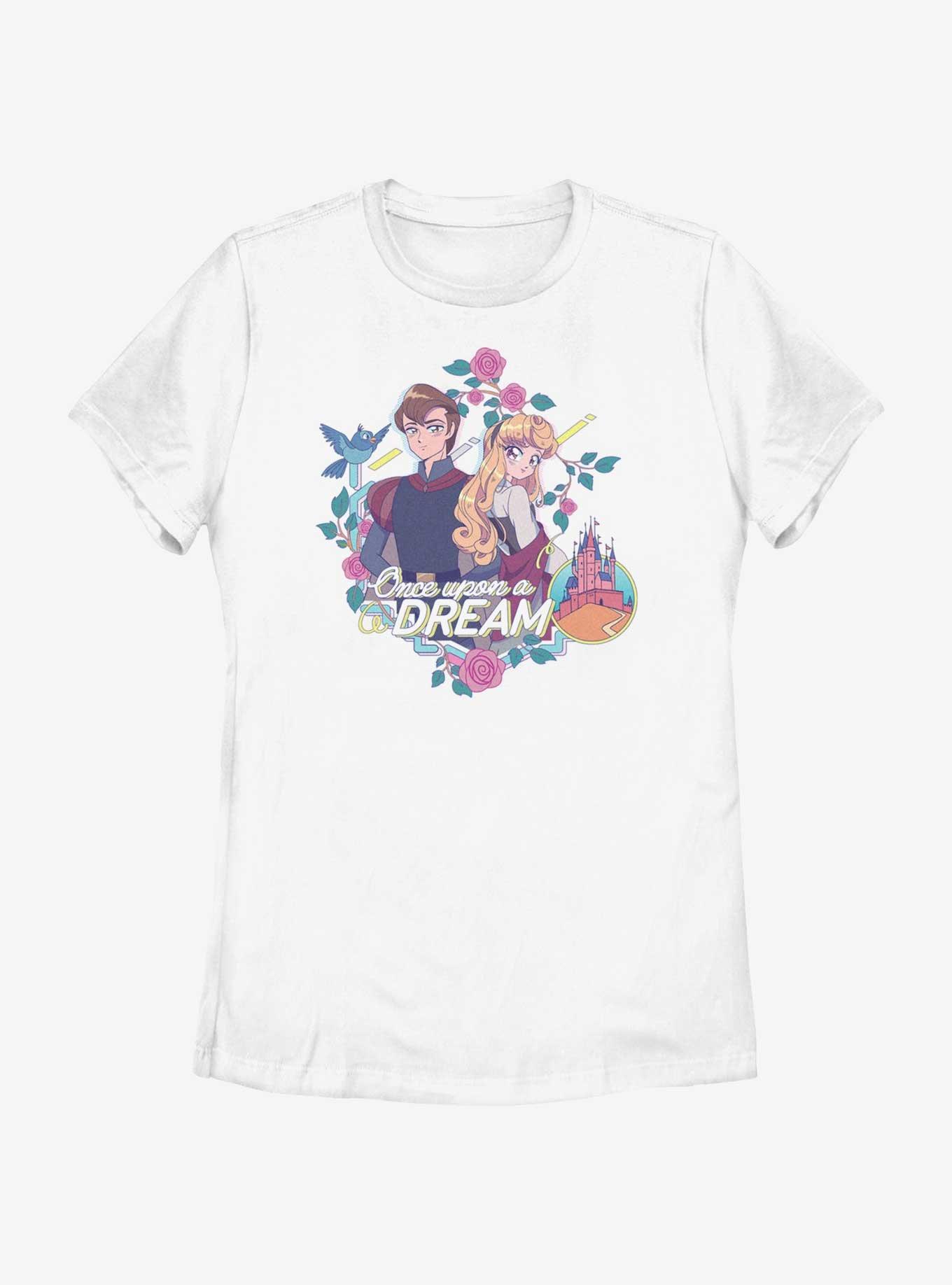 Disney Sleeping Beauty Aurora And Phillip Manga Womens T-Shirt, , hi-res