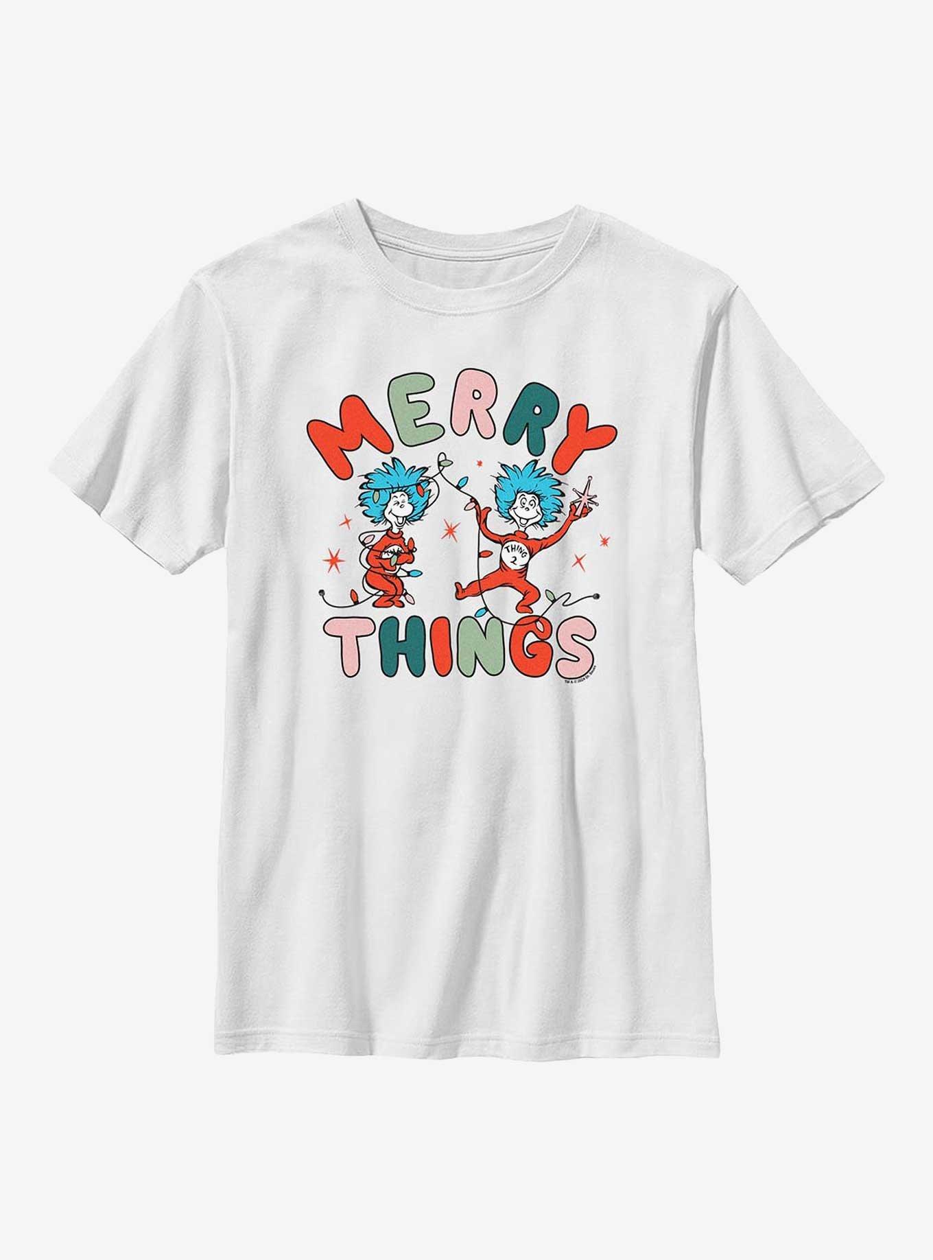 Dr Seuss Merry Things Youth T-Shirt, , hi-res