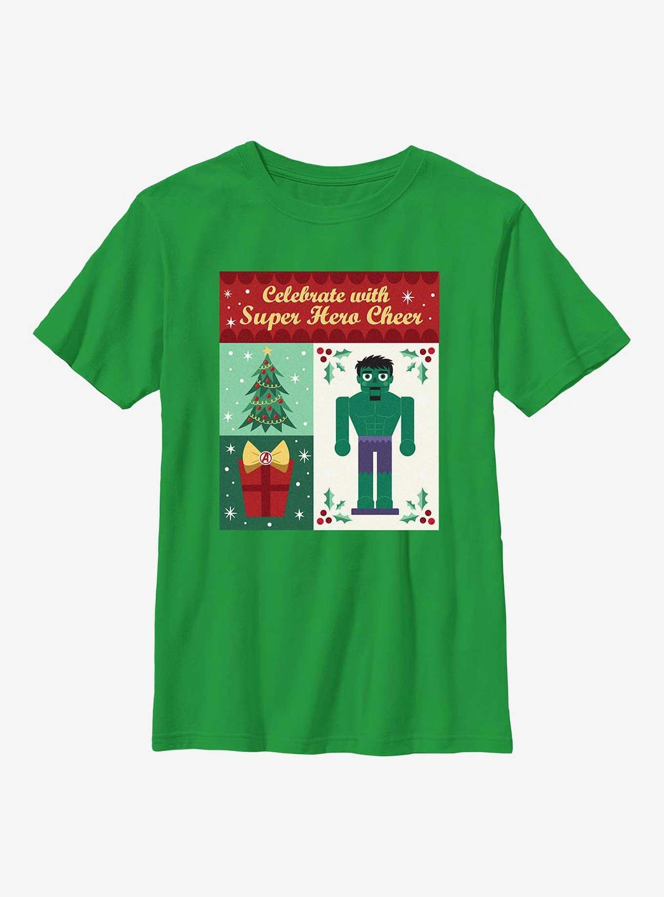 Marvel Christmas With Super Hero Youth T-Shirt, , hi-res