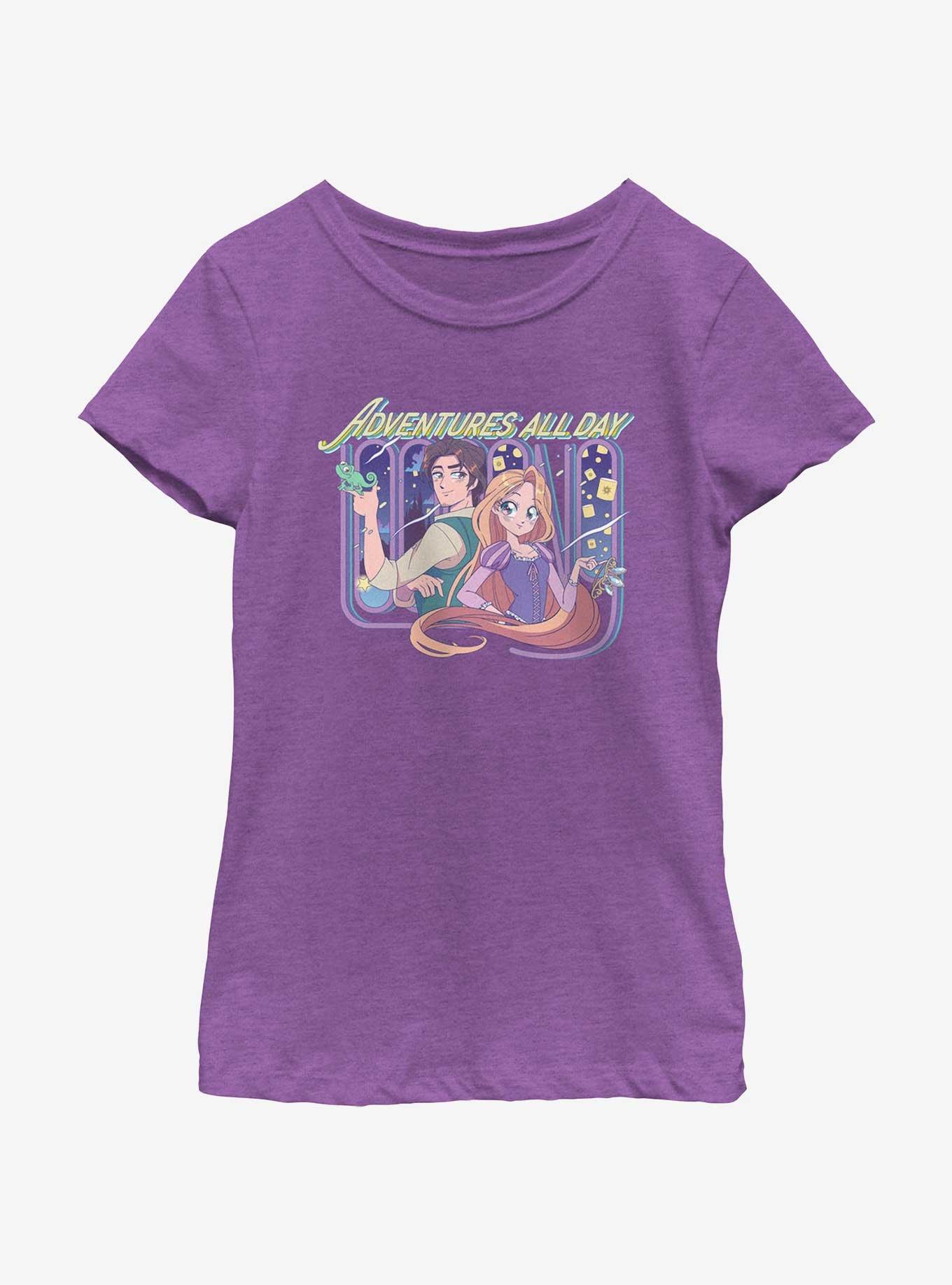 Disney Tangled Adventures All Day Youth Girls T-Shirt, , hi-res