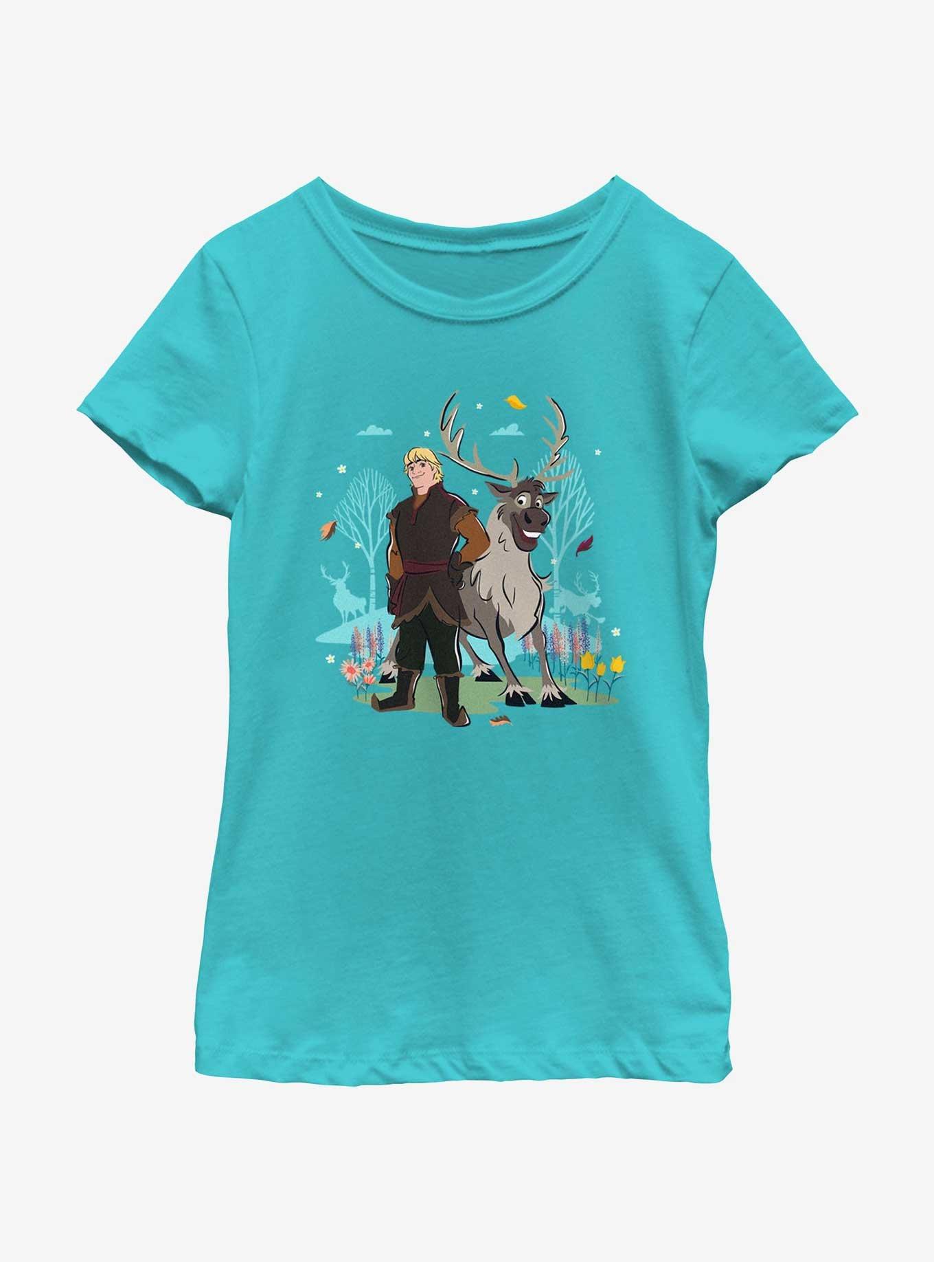 Disney Frozen 2 Kristoff And Sven Youth Girls T-Shirt, , hi-res