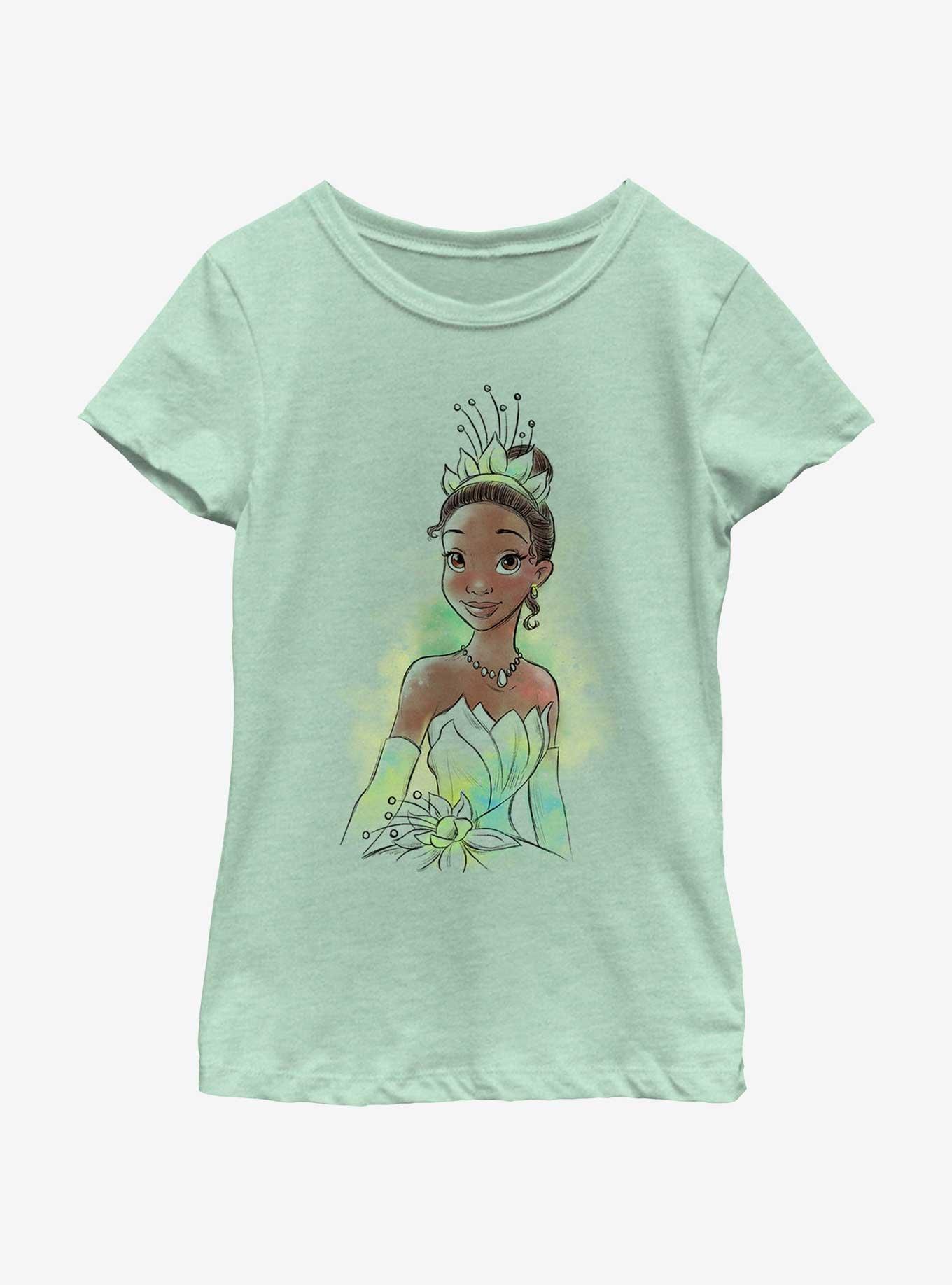 Disney The Princess and the Frog Tiana Sketch Youth Girls T-Shirt, , hi-res