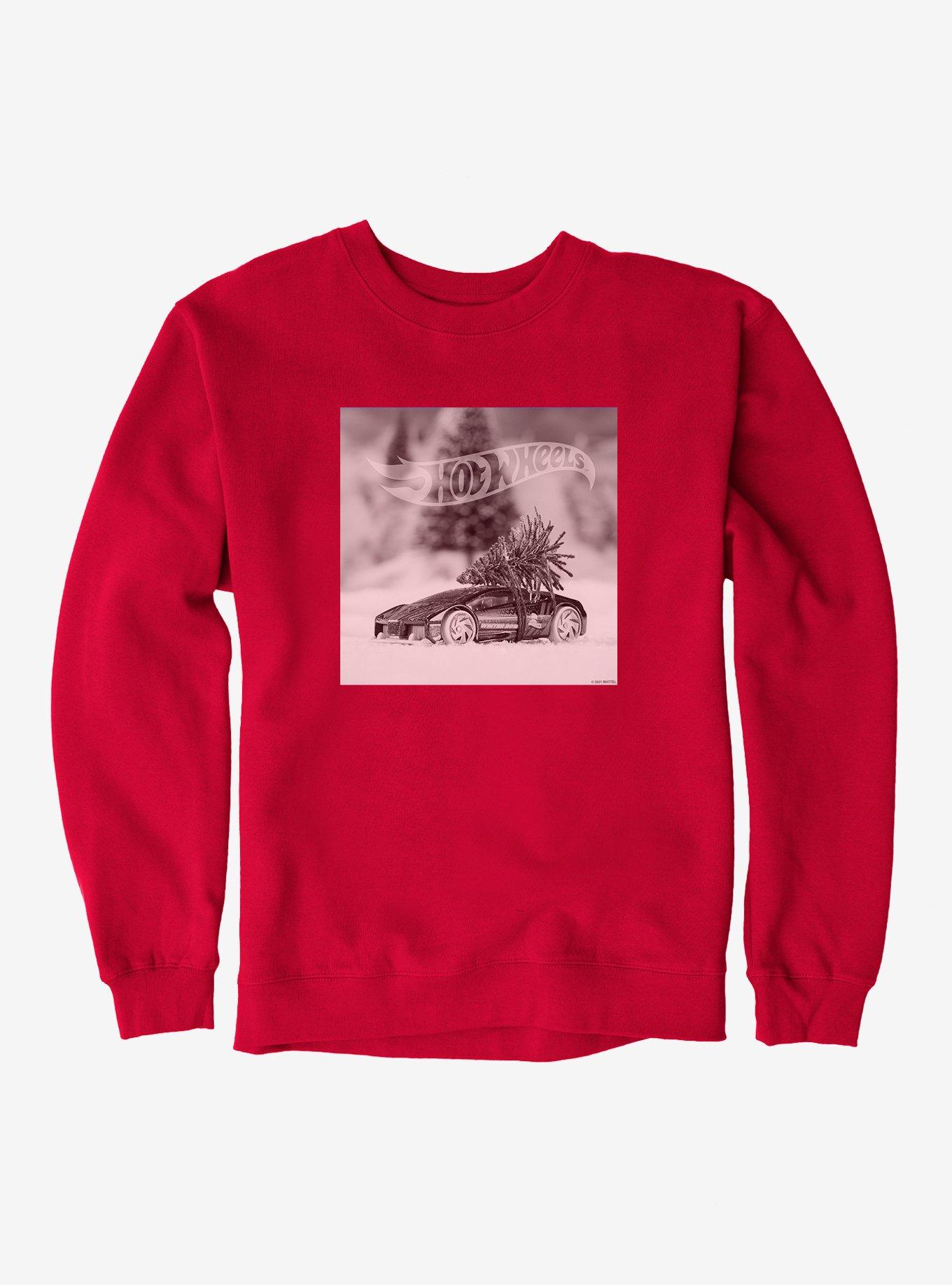 Hot Wheels Christmas Tree Sweatshirt, , hi-res