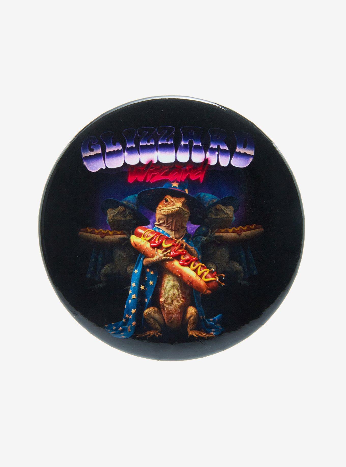 Glizzard Wizard 3 Inch Button, , hi-res