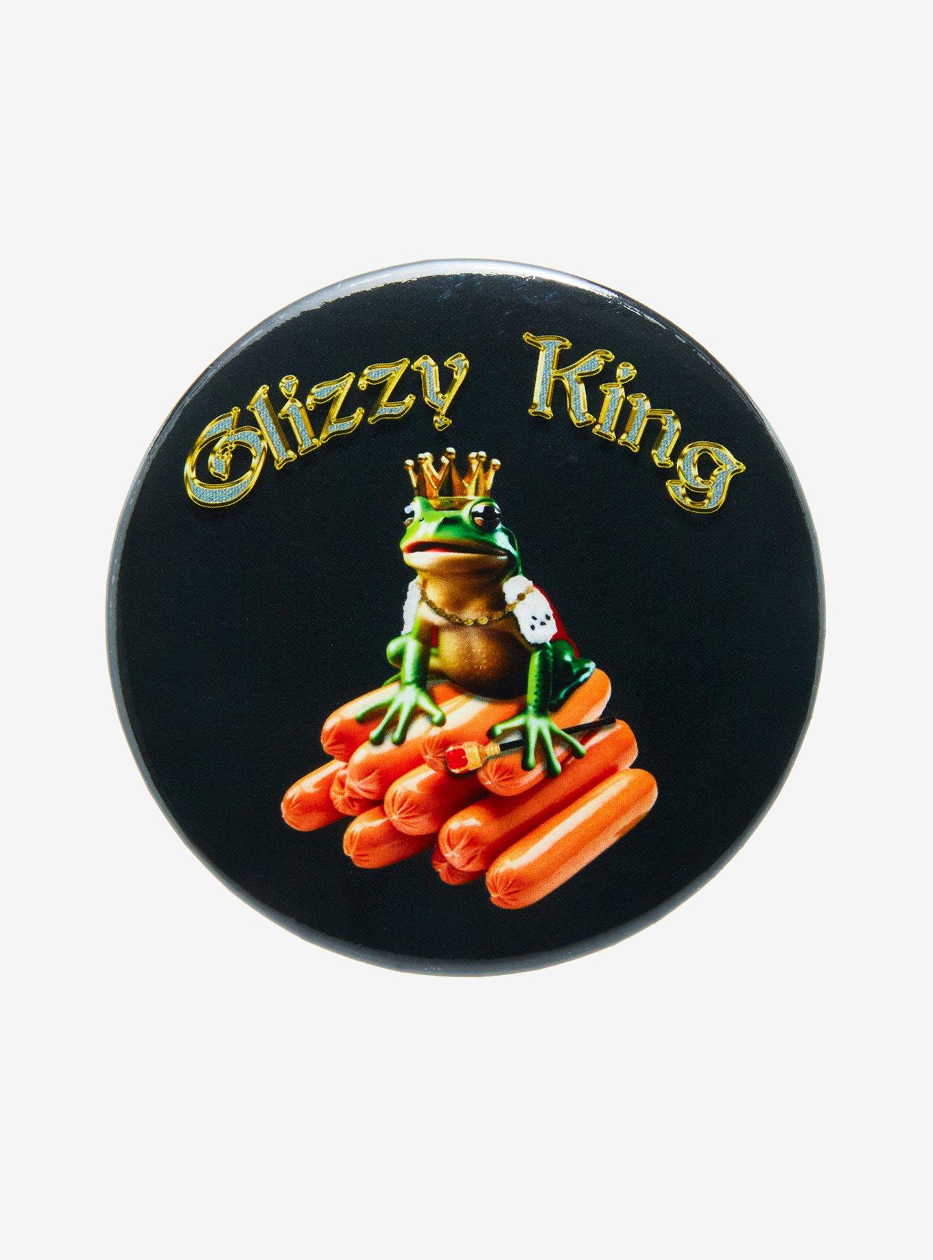 Frog Glizzy King 3 Inch Button, , hi-res