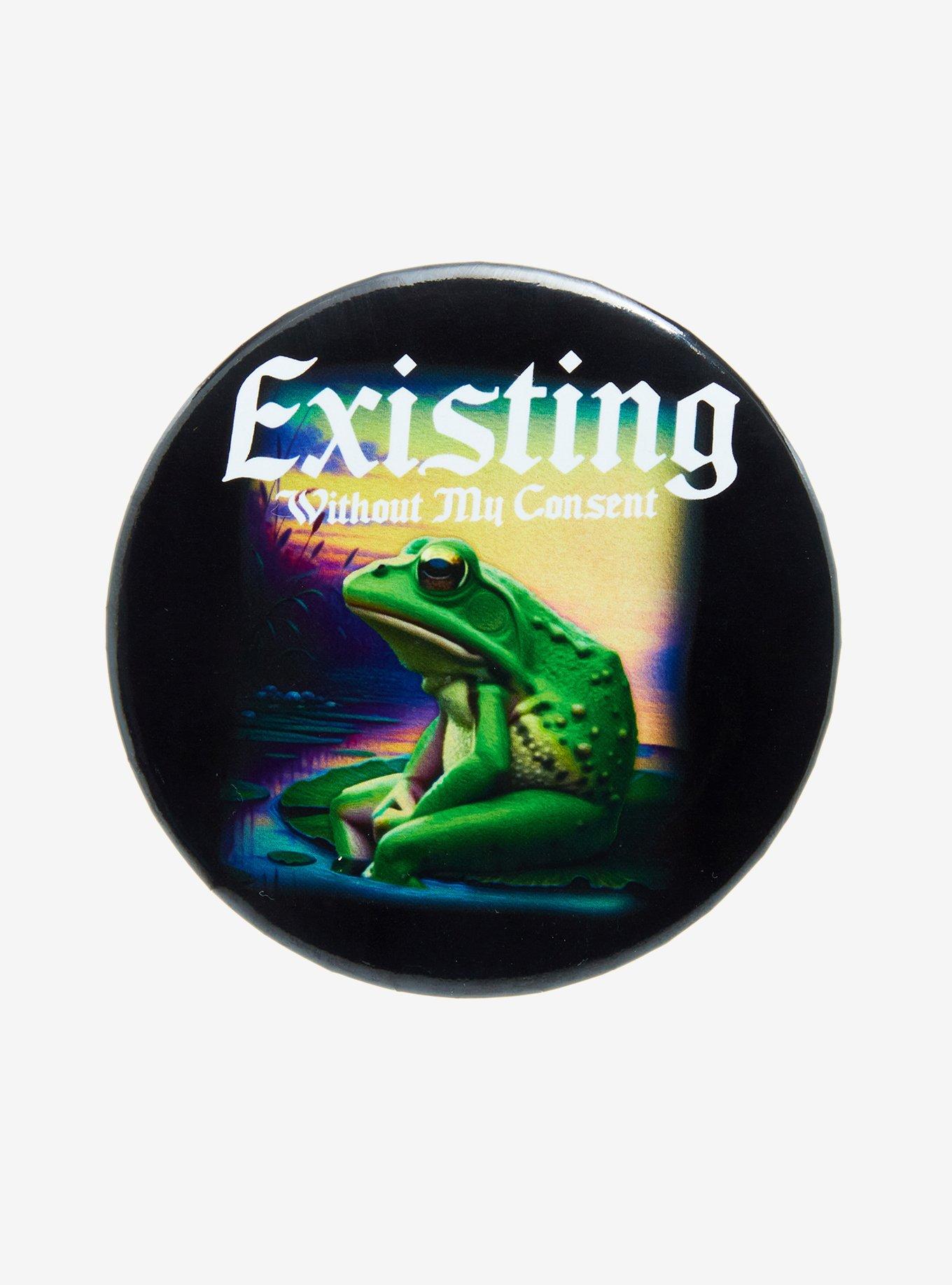 Existing Frog 3 Inch Button, , hi-res