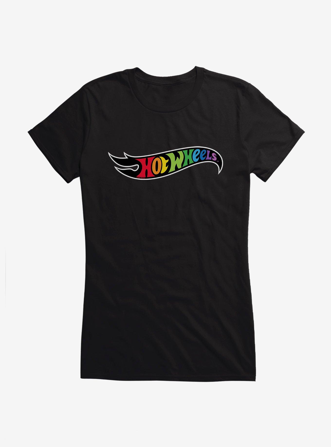 Hot Wheels Pride Rainbow Letters Logo T-Shirt, , hi-res