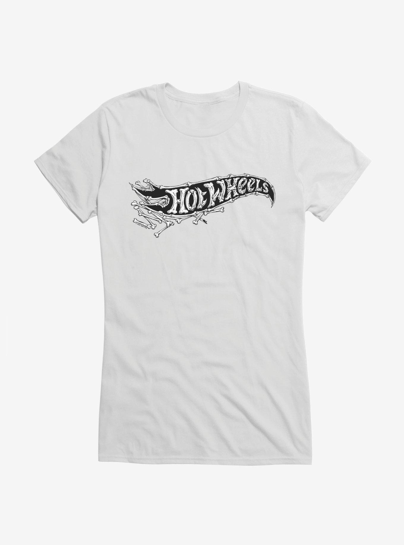 Hot Wheels Halloween Bones Logo Girls T-Shirt, , hi-res