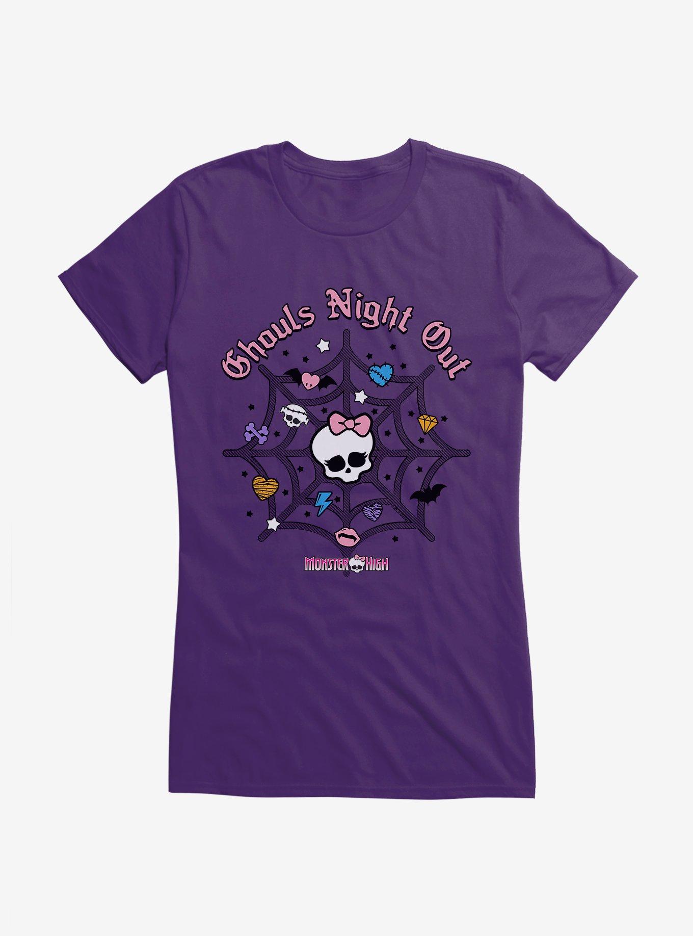 Monster High Color Ghouls Night Out Spiderweb Girls T-Shirt, , hi-res