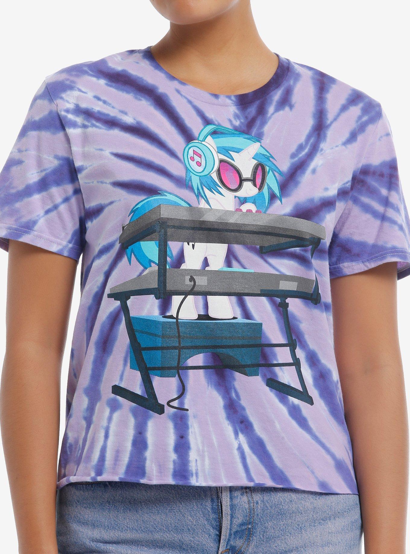 My Little Pony DJ Pon-3 Tie-Dye Girls Skimmer T-Shirt, , hi-res