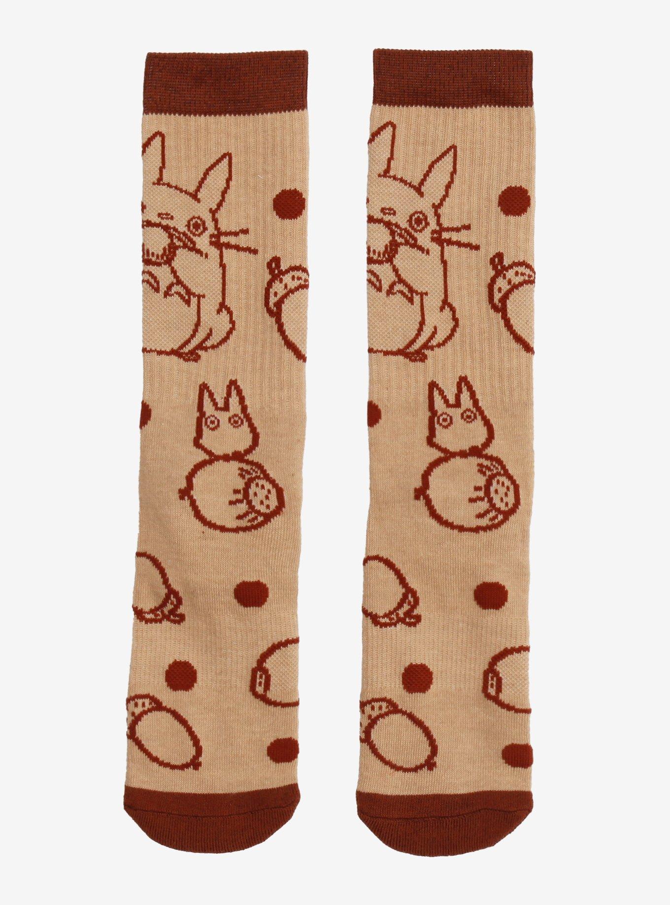 Studio Ghibli® My Neighbor Totoro Acorns Allover Print Crew Socks - BoxLunch Exclusive, , hi-res