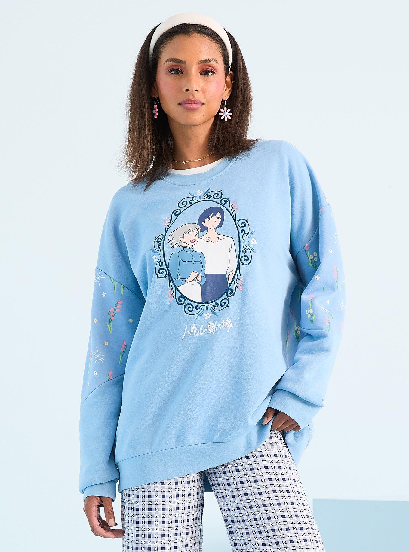 Our Universe Studio Ghibli® Howl's Moving Castle Sophie & Howl Portrait Crewneck — BoxLunch Exclusive