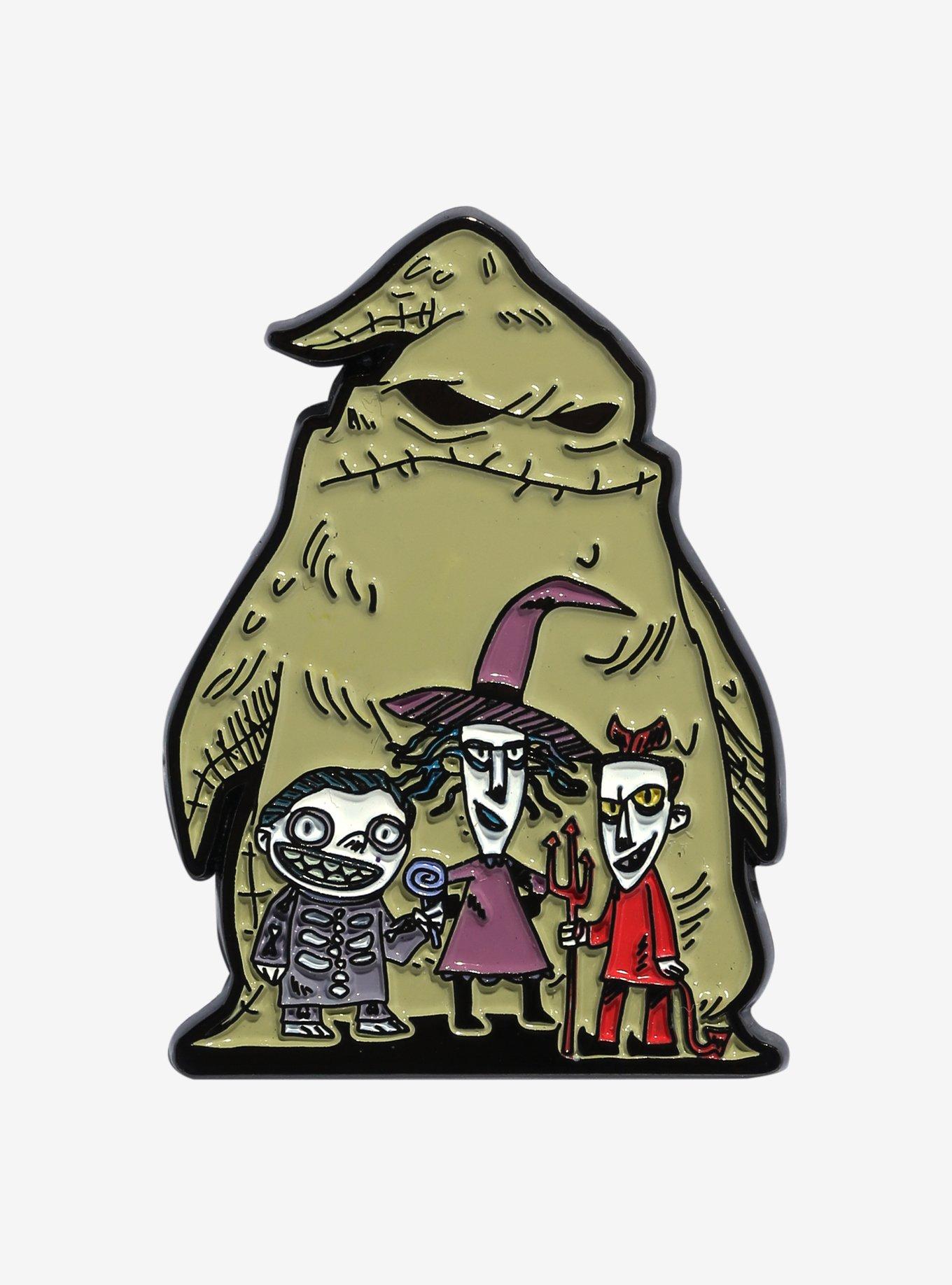 The Nightmare Before Christmas Oogie Boogie Trio Enamel Pin, , hi-res