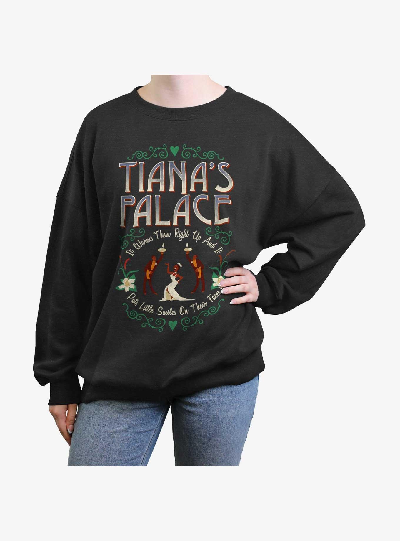 Disney The Princess and the Frog Tianas Palace Womens Oversized Sweatshirt, , hi-res