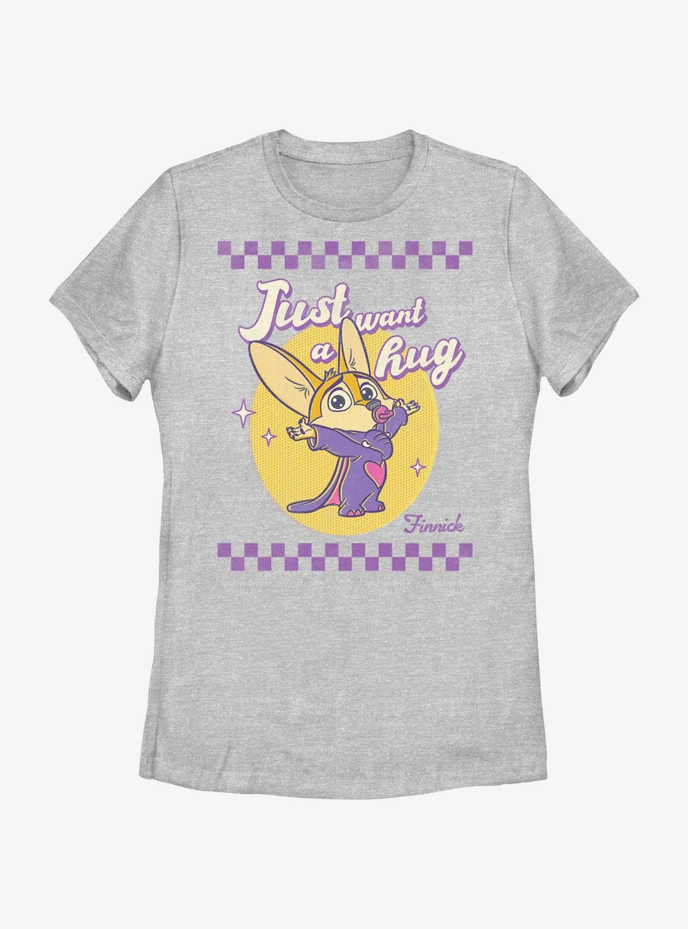 Disney Zootopia Zinnick Just A Hug Womens T-Shirt, ATH HTR, hi-res