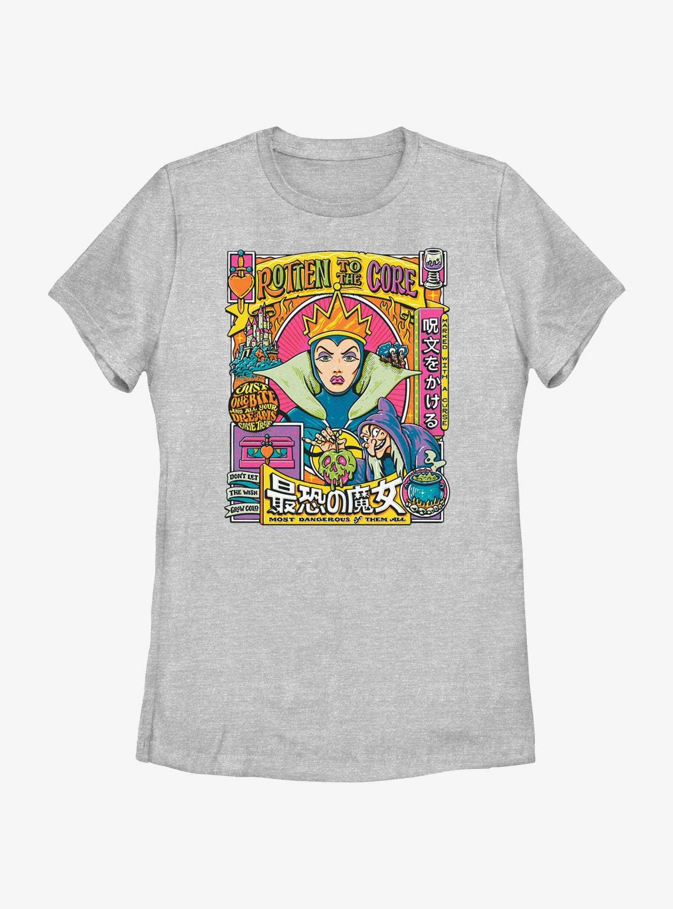 Disney Villains Rotten To The Core Womens T-Shirt, ATH HTR, hi-res