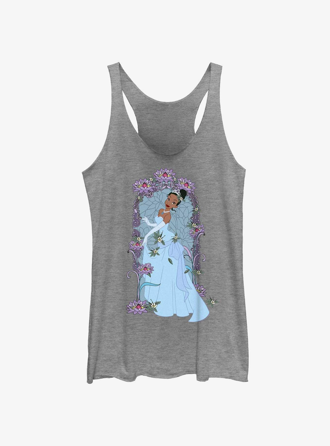 Disney The Princess and the Frog Tiana Love Redux Womens Tank, GRAY HTR, hi-res