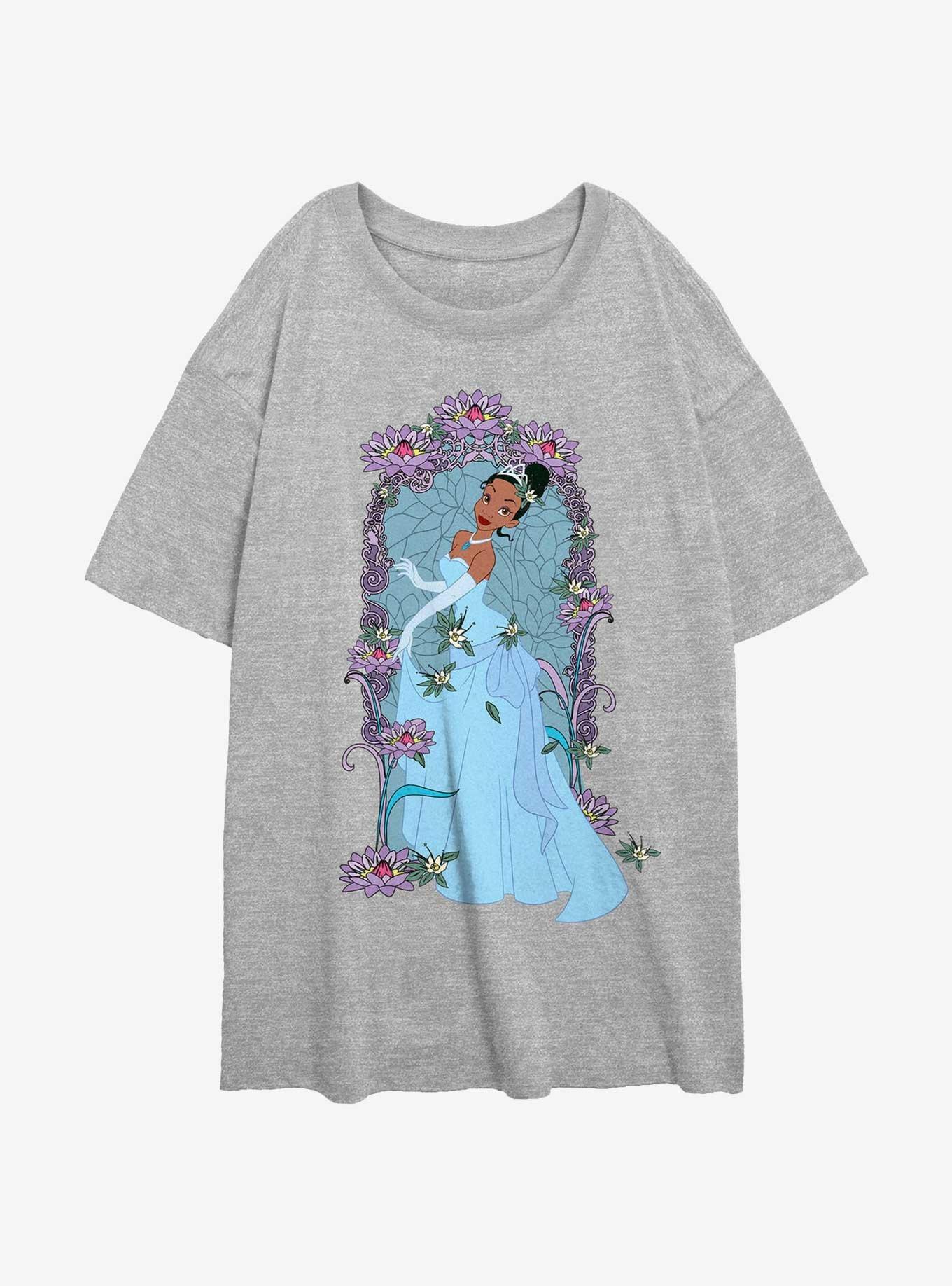 Disney The Princess and the Frog Tiana Love Redux Womens Oversized T-Shirt, ATH HTR, hi-res