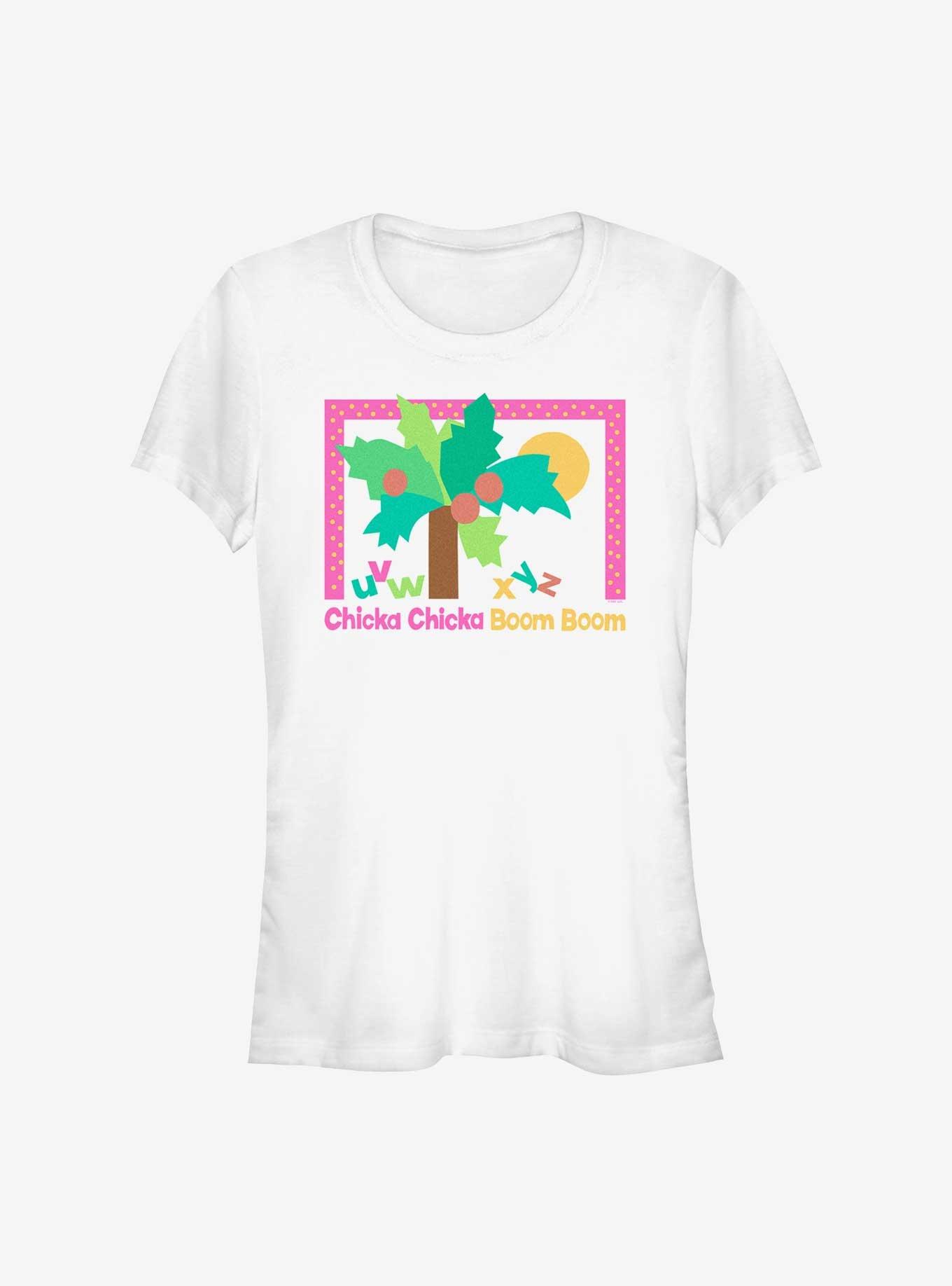 Chicka Chicka Boom Boom Framed Girls T-Shirt, WHITE, hi-res