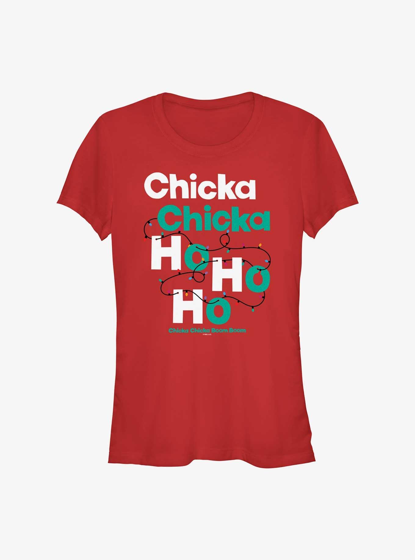 Chicka Chicka Boom Boom Ho ho ho Girls T-Shirt, , hi-res