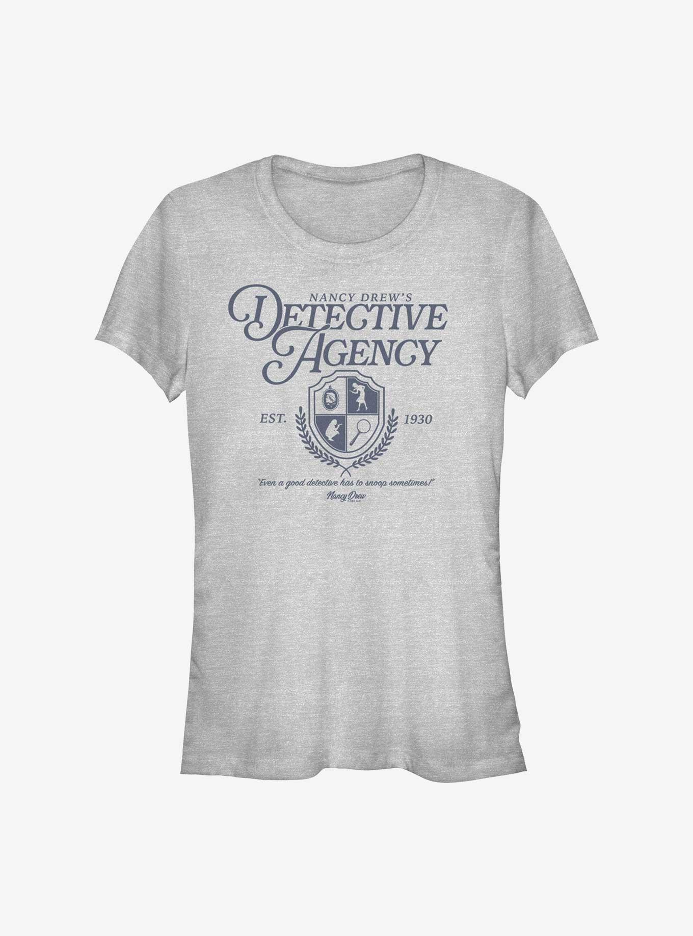 Nancy Drew Detective Agency Girls T-Shirt, ATH HTR, hi-res