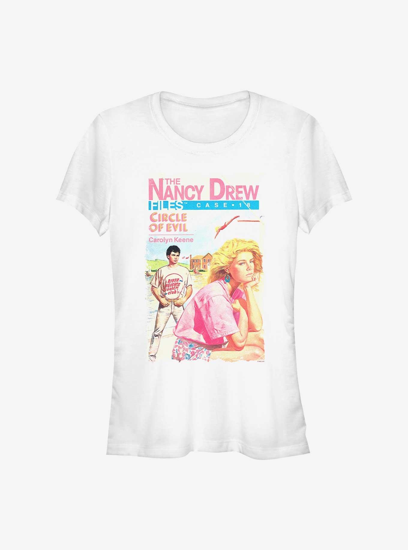 Nancy Drew Circle Of Evil Girls T-Shirt, WHITE, hi-res