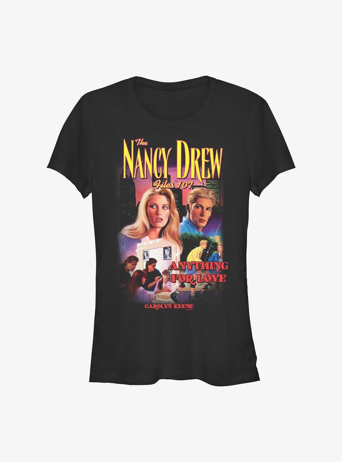 Nancy Drew Anything For Love Girls T-Shirt, BLACK, hi-res