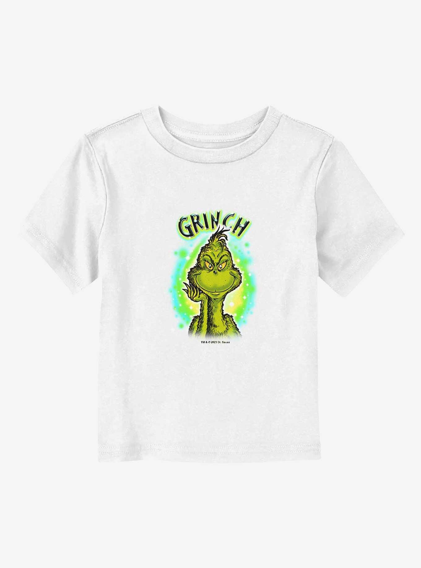 Dr Seuss Brushy Grinch Front Toddler T-Shirt, , hi-res