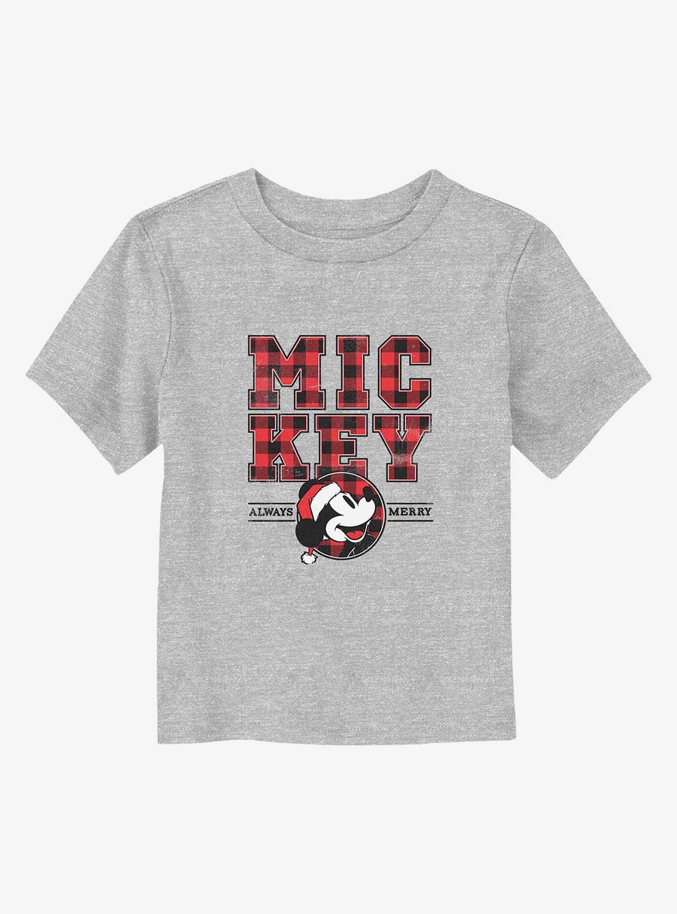 Mickey Mouse Mickey Plaid Toddler T-Shirt, , hi-res