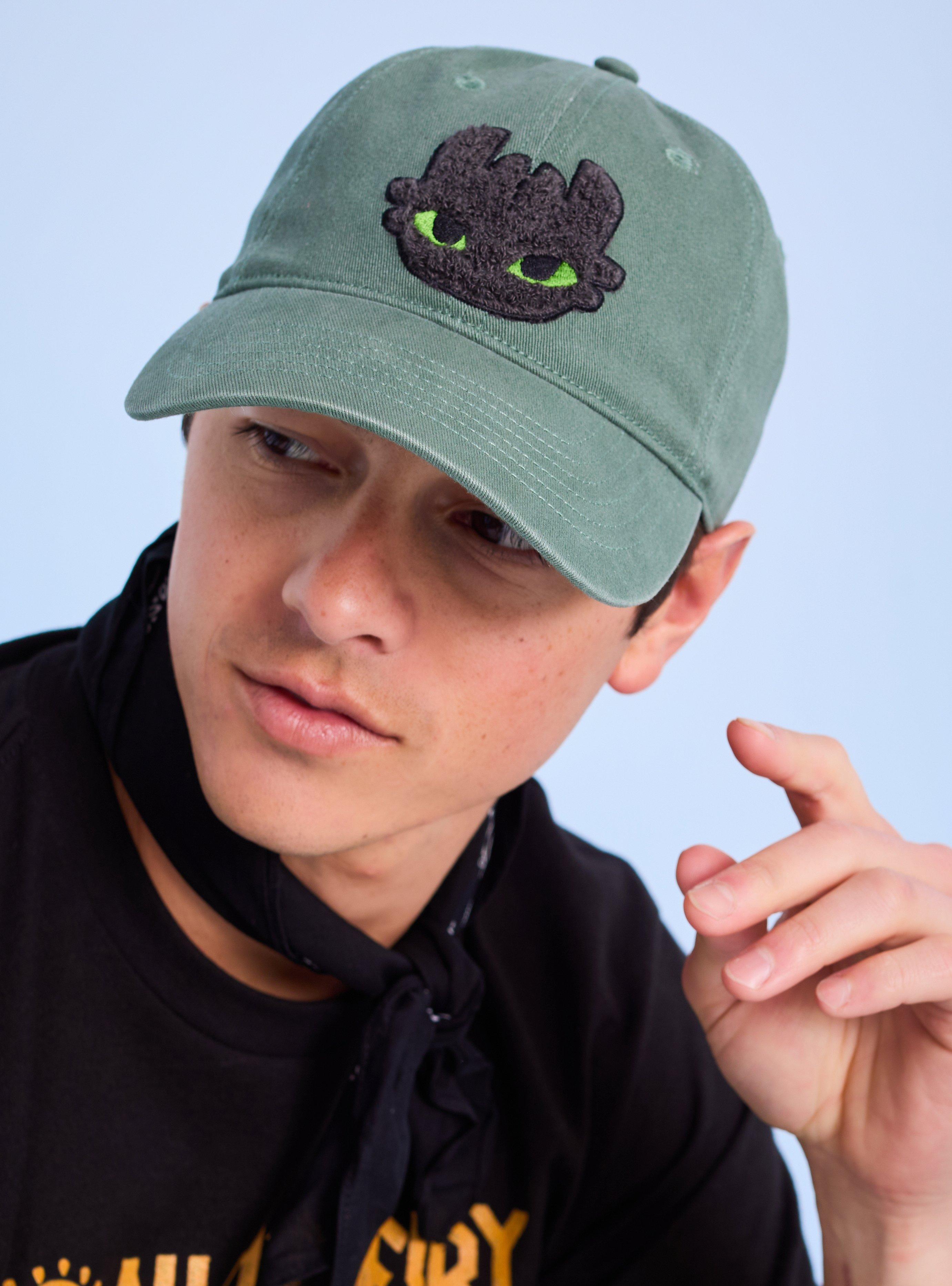 DreamWorks How to Train Your Dragon Toothless Chenille Patch Ball Cap - BoxLunch Exclusive, , hi-res