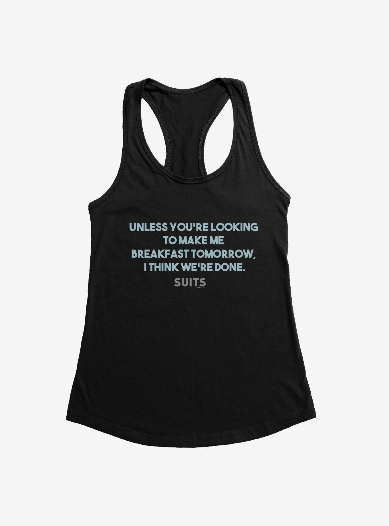 Suits Breakfast Tomorrow Womens Tank, , hi-res