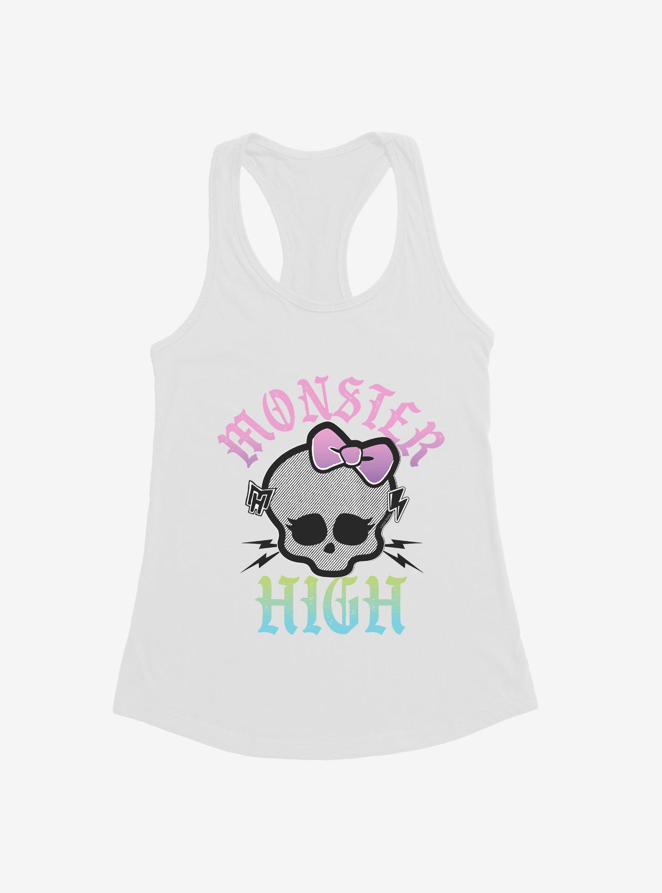 Monster High Color Skull Logo Girls Tank