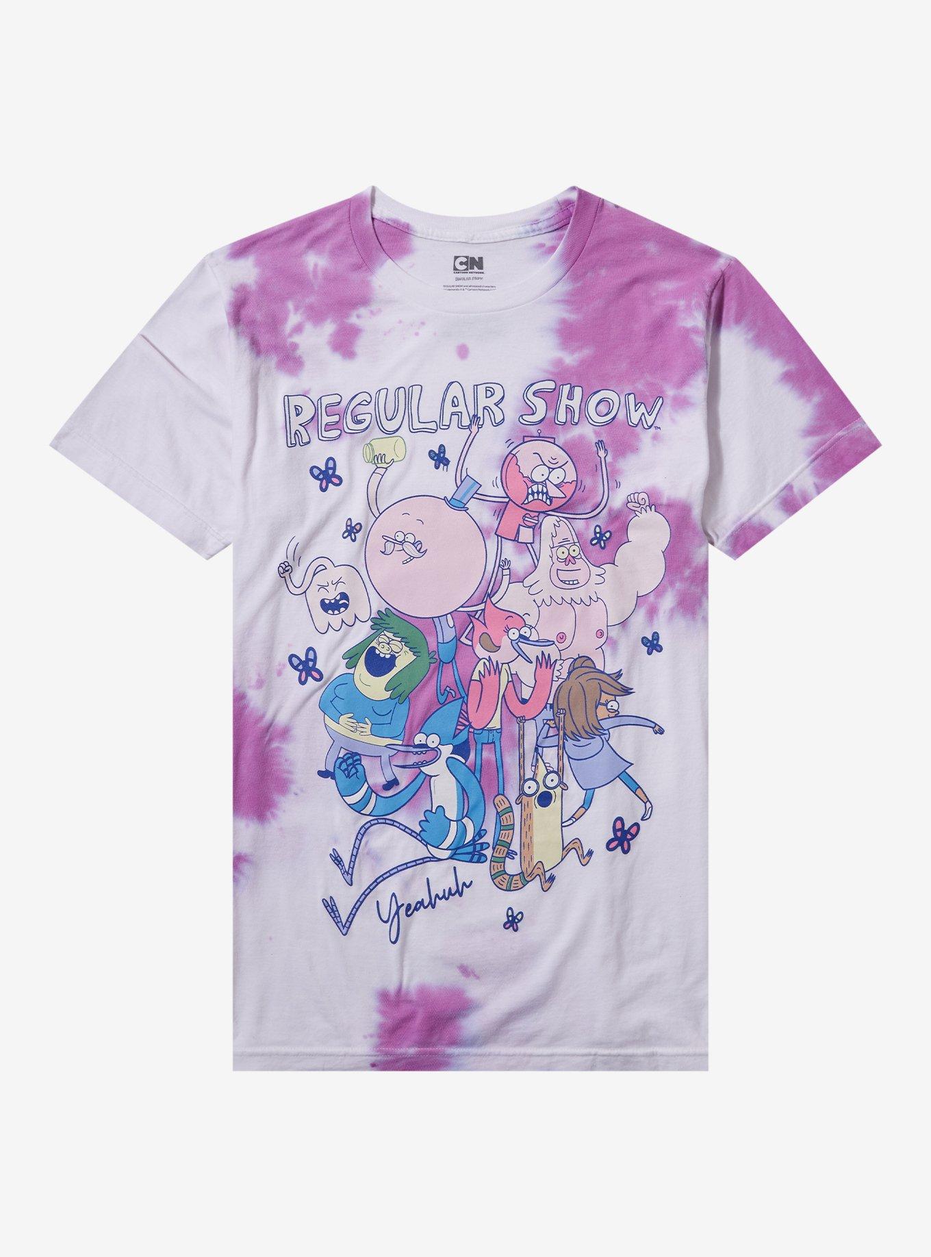 Regular Show Characters Tie-Dye Girls T-Shirt, , hi-res