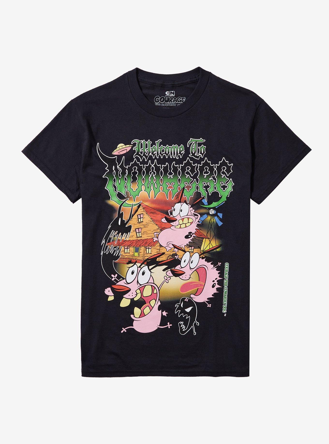 Courage The Cowardly Dog Welcome To Nowhere Girls T-Shirt | Hot Topic