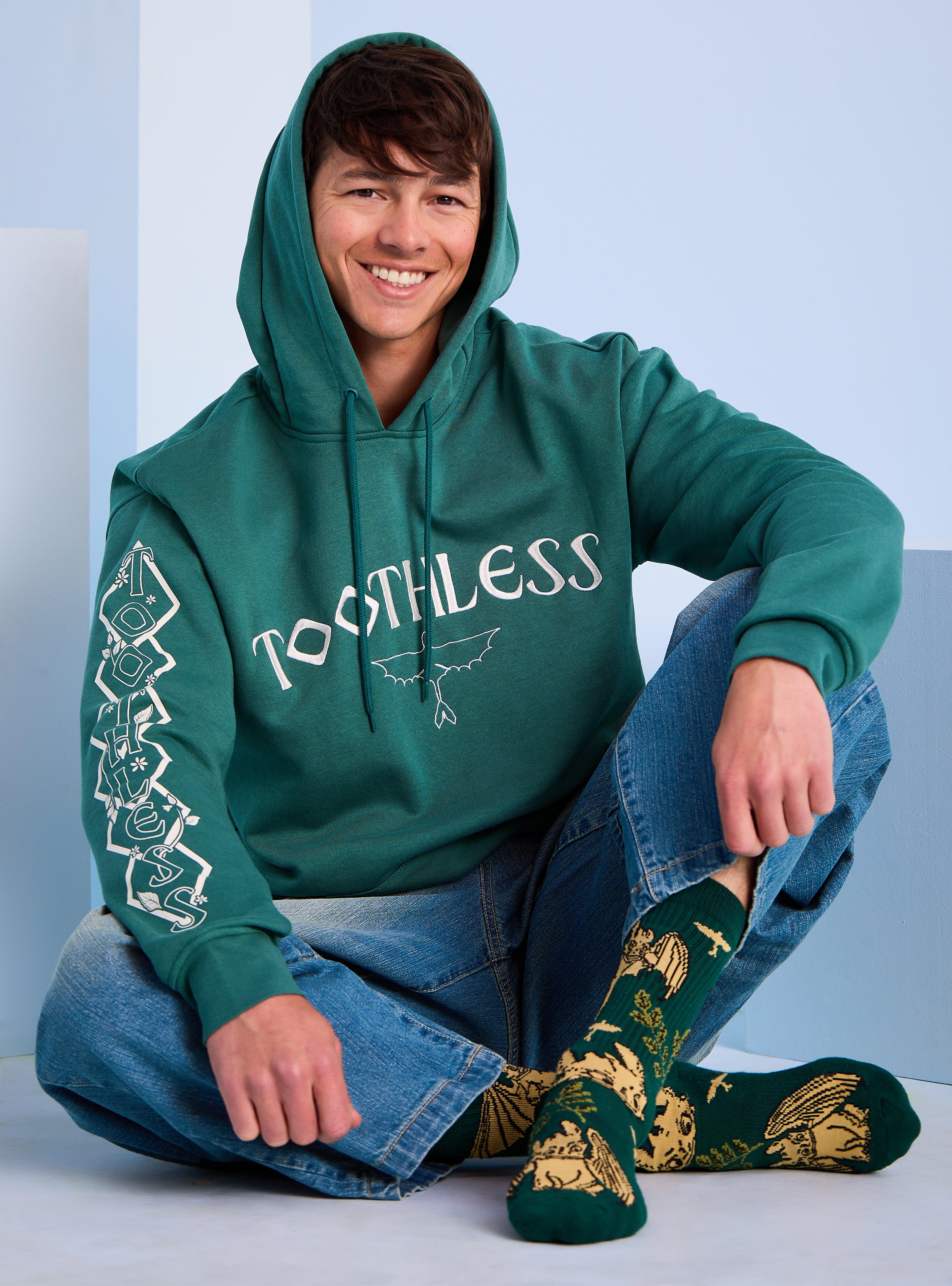 DreamWorks How to Train Your Dragon Toothless Tonal Portrait Hoodie - BoxLunch Exclusive, , hi-res