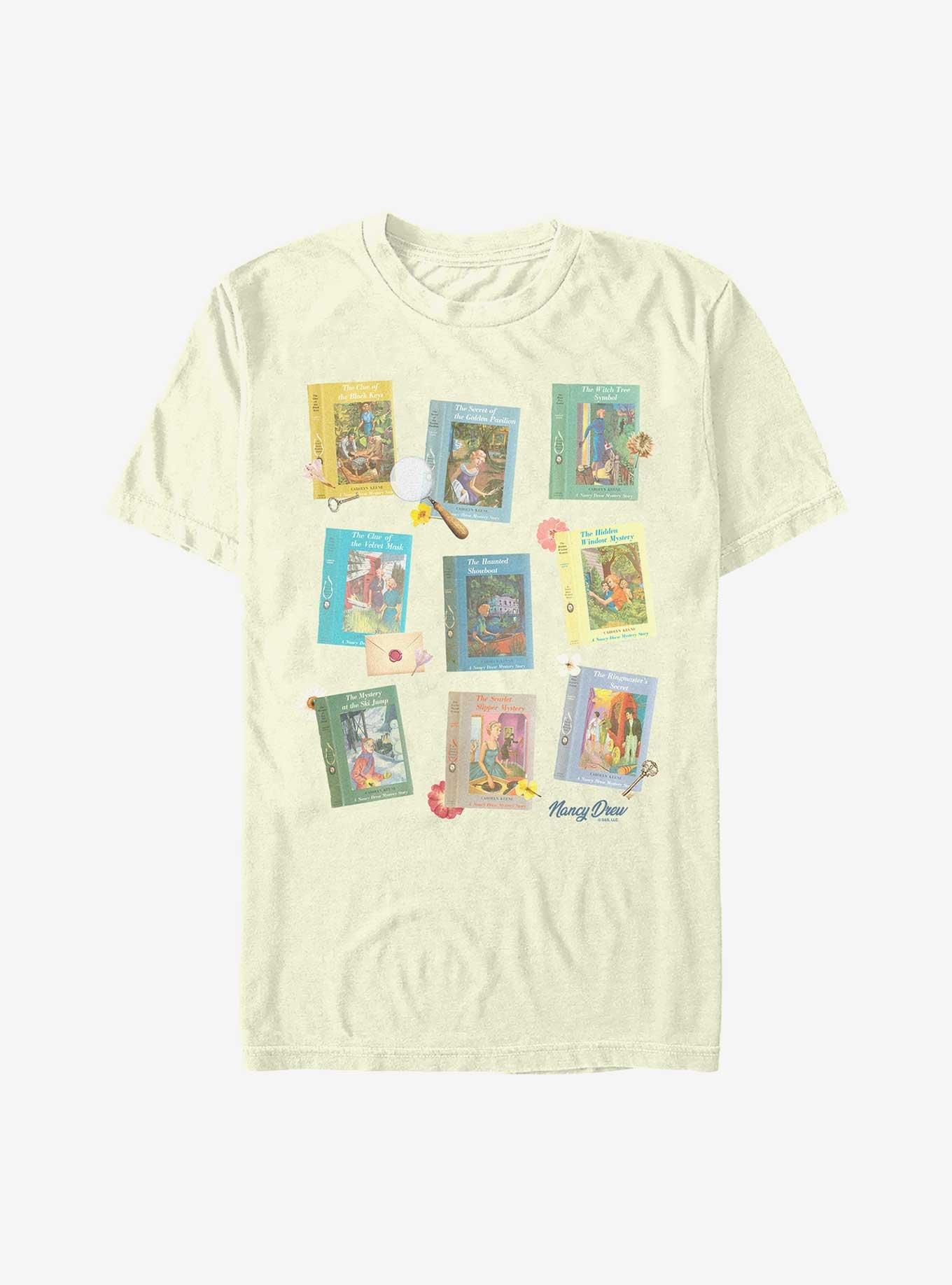 Nancy Drew Mystery Books T-Shirt, NATURAL, hi-res