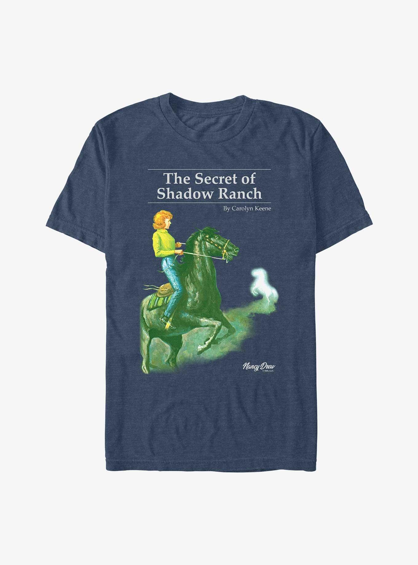 Nancy Drew The Secret Of Shadow Ranch T-Shirt, NAVY HTR, hi-res