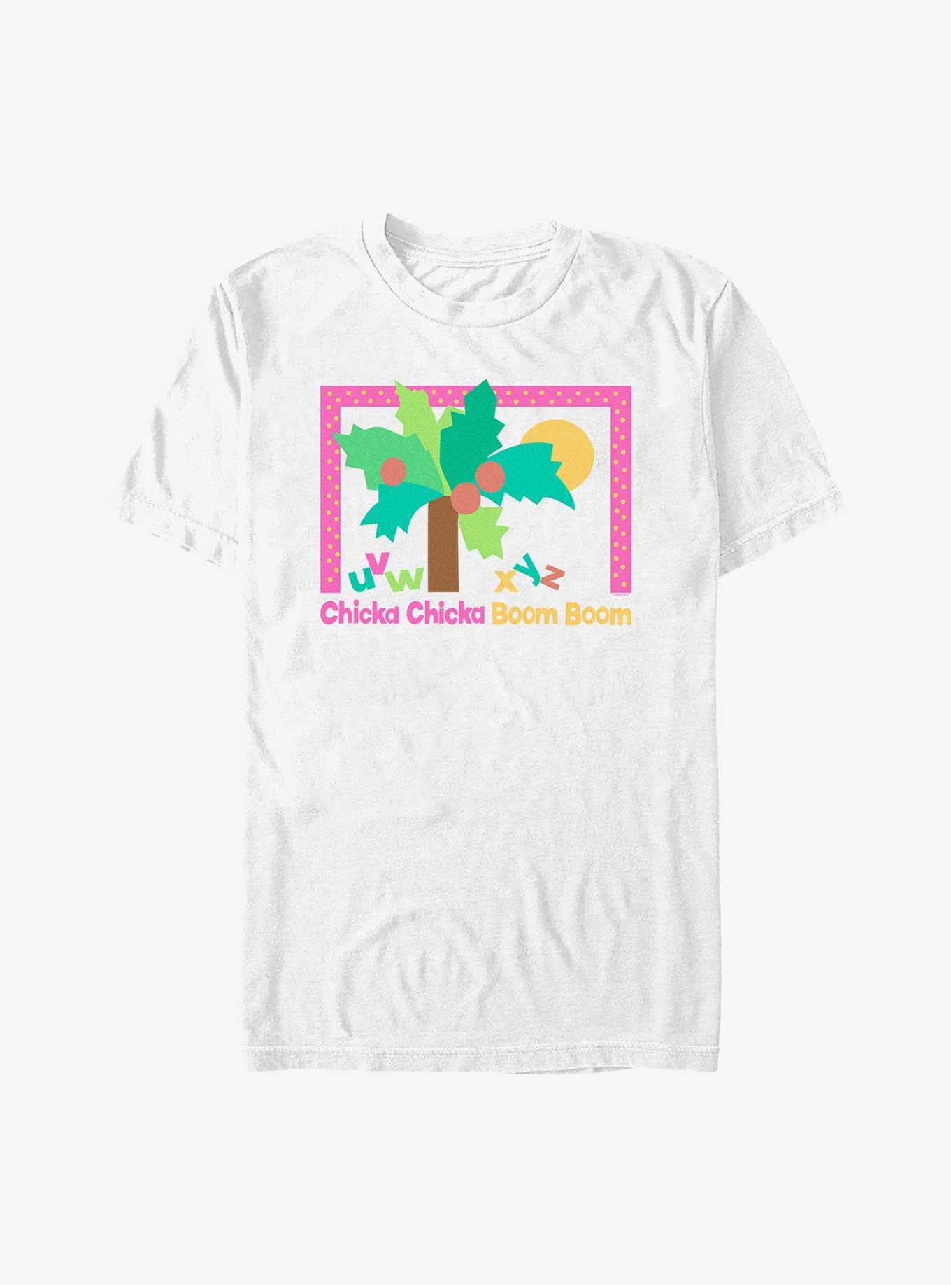 Chicka Chicka Boom Boom Framed T-Shirt, WHITE, hi-res