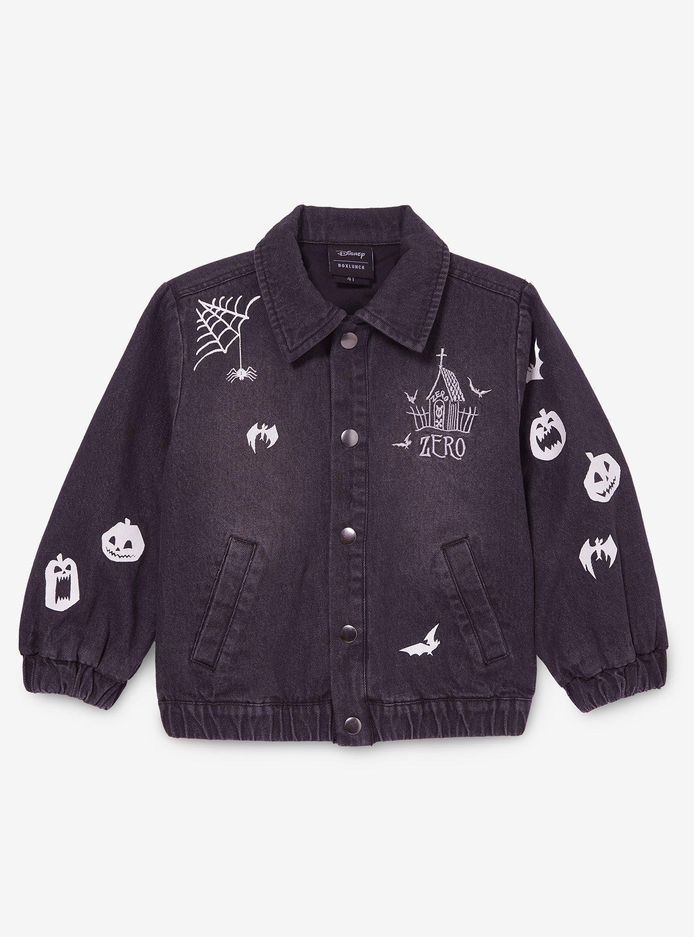 Disney The Nightmare Before Christmas Halloween Town Icons Toddler Denim Jacket - BoxLunch Exclusive, , hi-res