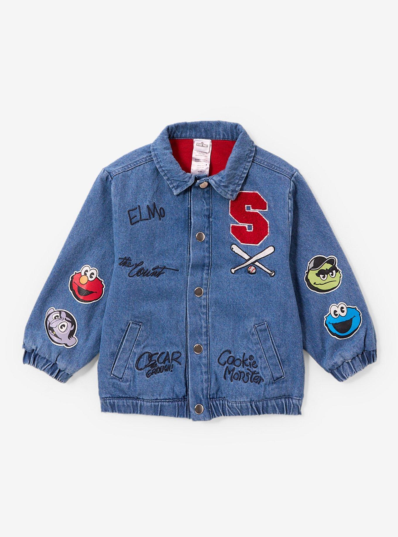 Sesame Street Toddler Denim Jacket — BoxLunch Exclusive, , hi-res