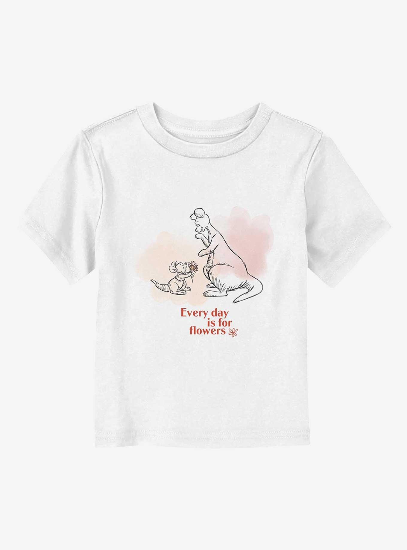 Disney Winnie The Pooh Every Day Is For Flowers Toddler T-Shirt, WHITE, hi-res