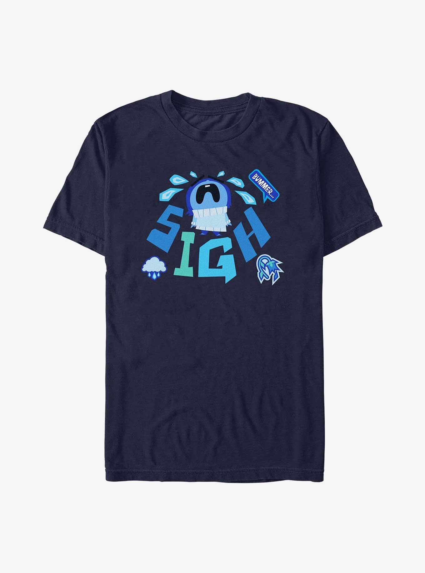 Disney Pixar Inside Out 2 Sadness Sigh T-Shirt, , hi-res