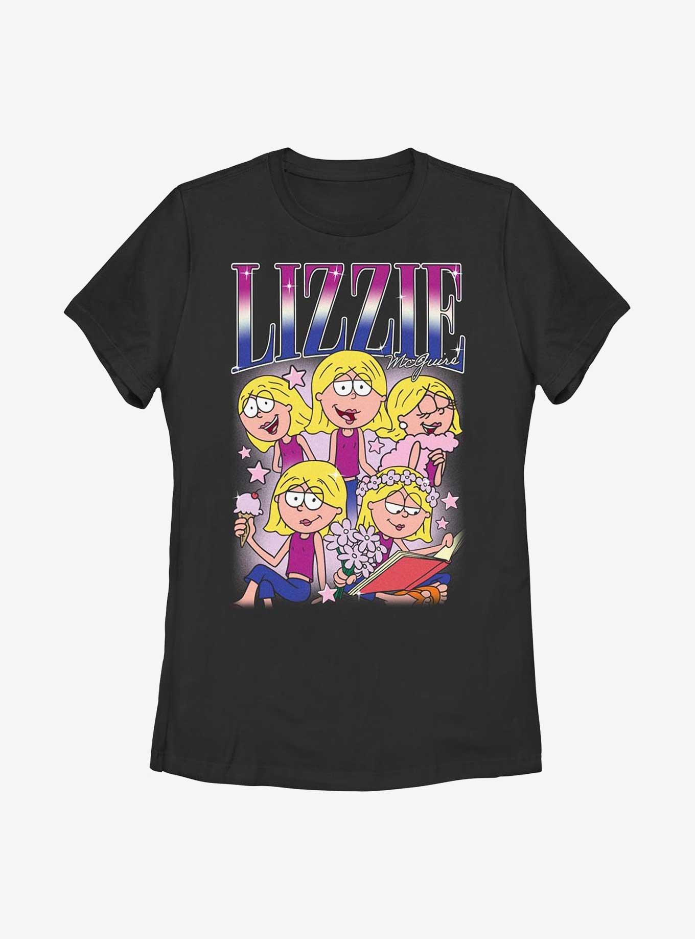 Disney Lizzie McGuire Lizzie Collage Womens T-Shirt, , hi-res