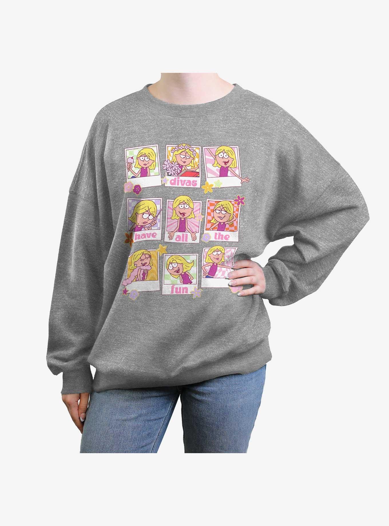 Disney Lizzie McGuire Polaroid Liz Womens Oversized Sweatshirt, , hi-res