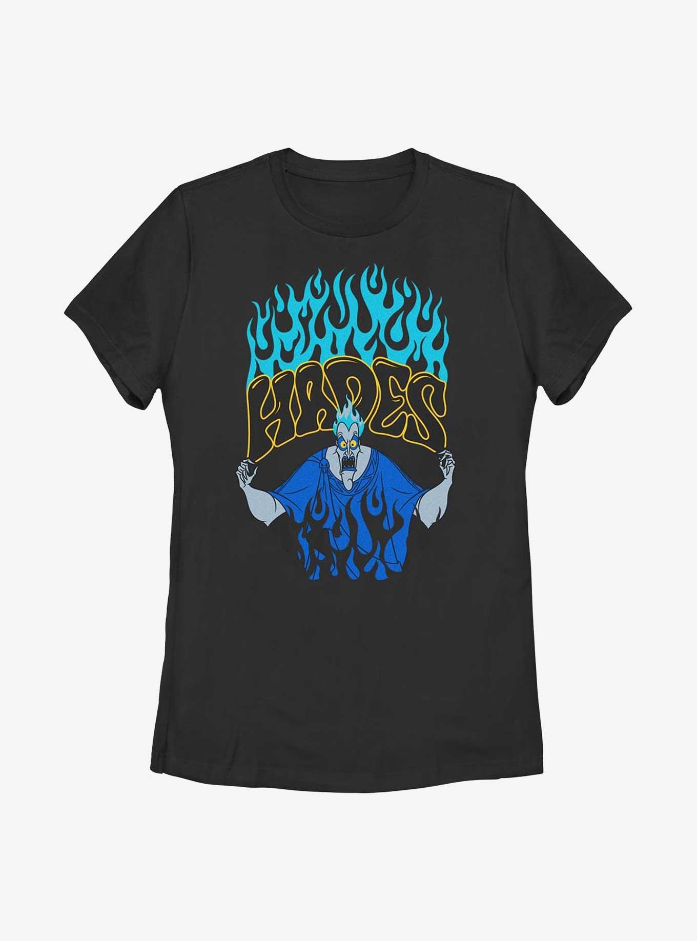Disney Villains Angry Hades Womens T-Shirt, BLACK, hi-res