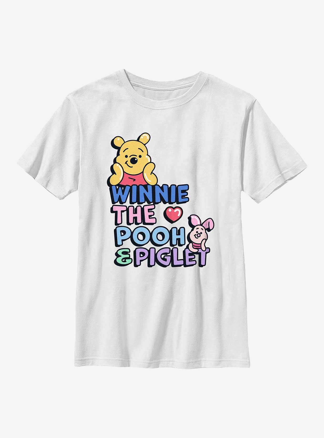 Disney Winnie The Pooh Winnie And Piglet Lovely Youth T-Shirt, , hi-res