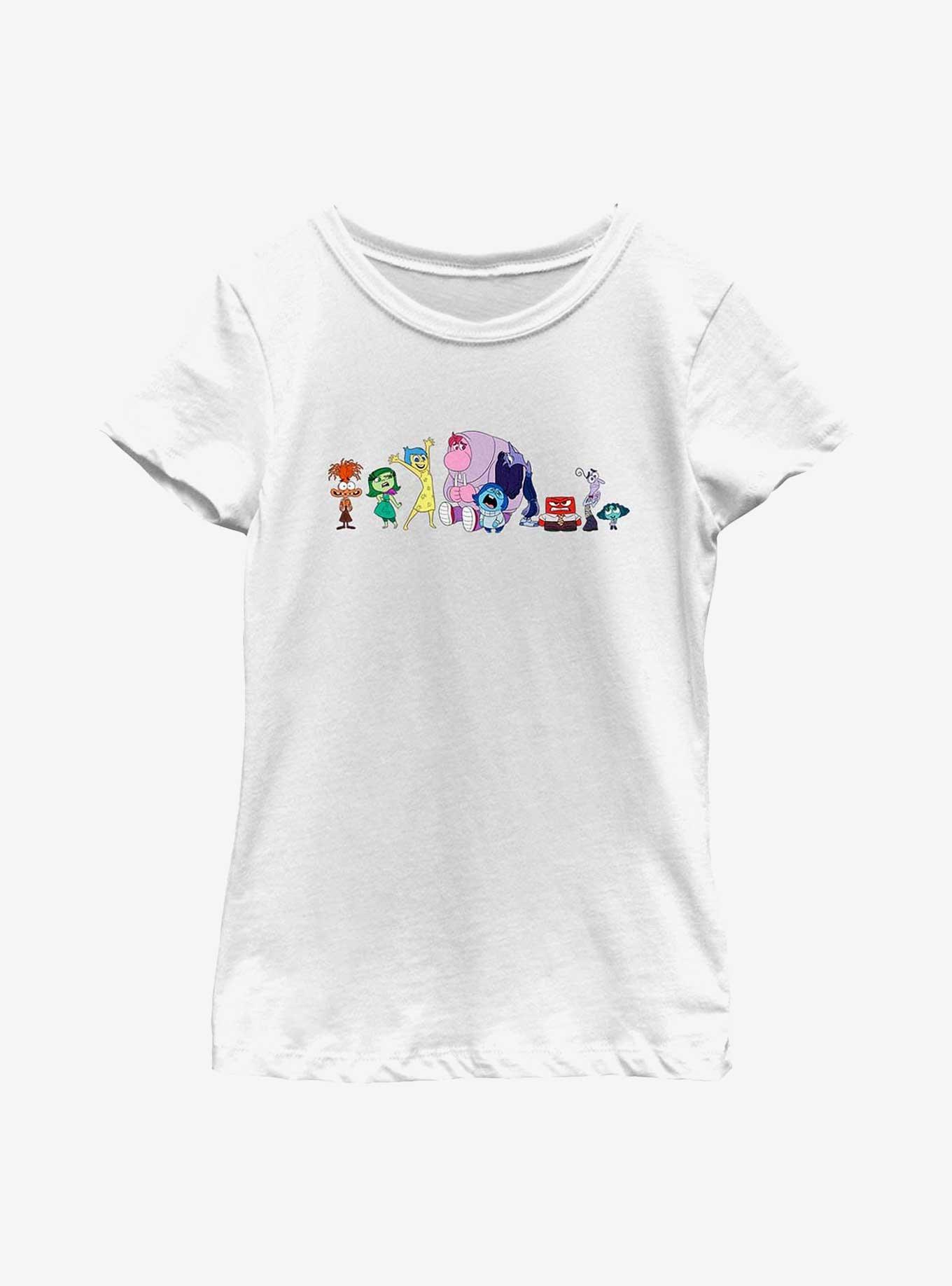 Disney Pixar Inside Out 2 All Emotions Youth Girls T-Shirt, , hi-res